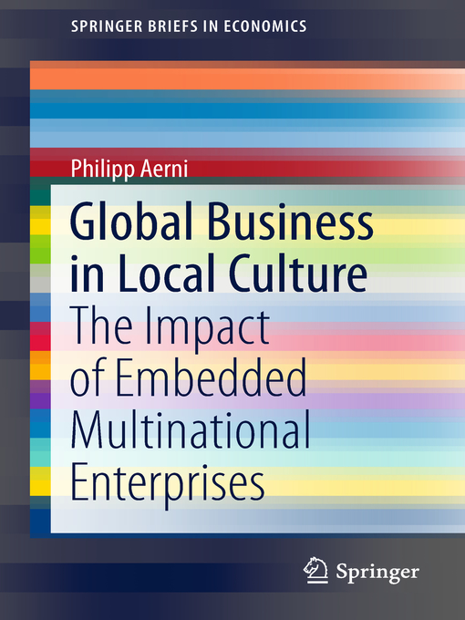 Title details for Global Business in Local Culture by Philipp Aerni - Available